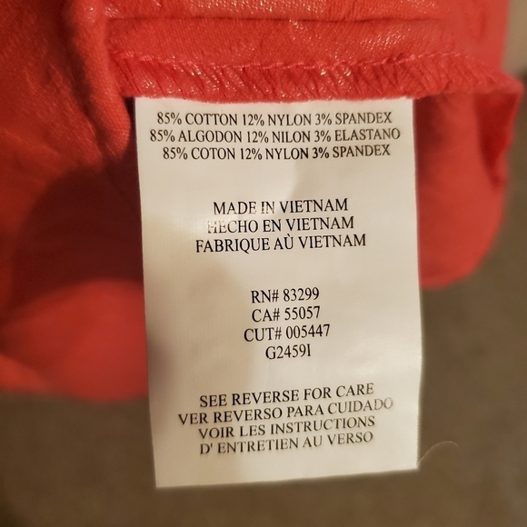 Blu Sage Orange Shiny Sleeveless Dress.  Size 4. - Picture 4 of 5